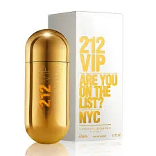 Perfume Carolina Herrera 212 VIP NYC  Woman Eau de Parfum 80ml Original